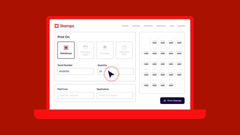 best shipping label printers stamps.com netstamps