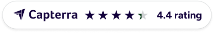 Stamps.com Capterra rating at 4.4 out of 5 stars