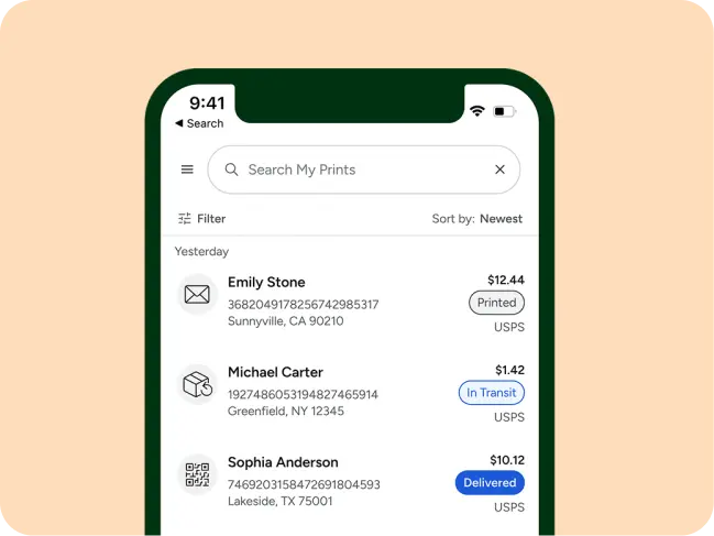 Certified Mail history
