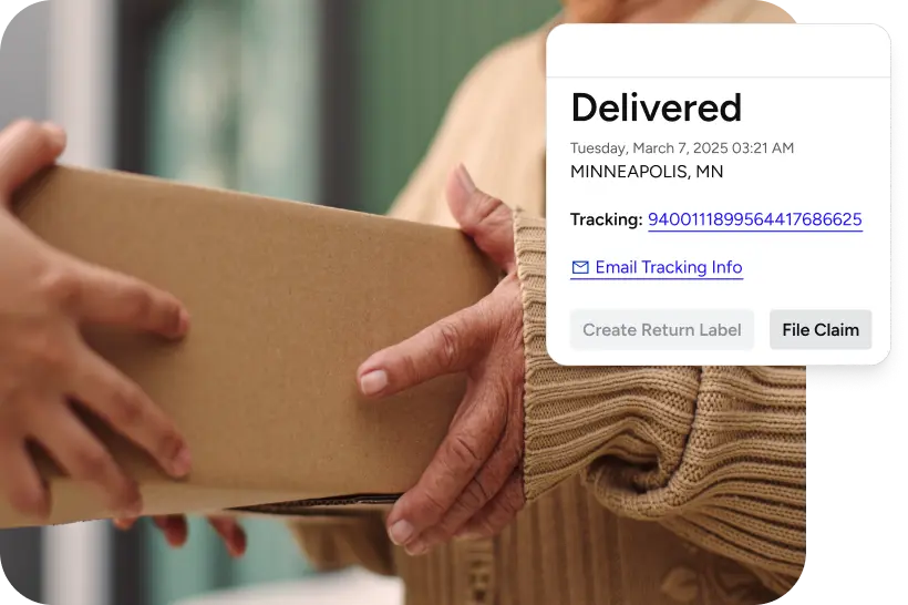 shipment and delivery tracking