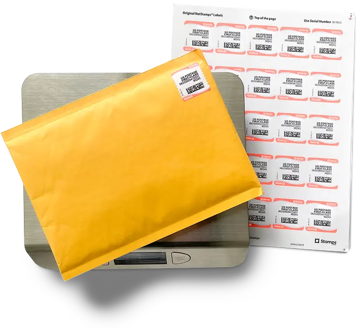 Stamps.com free weight scale and NetStamps